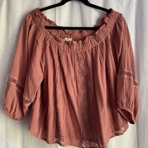 off the shoulder blouse